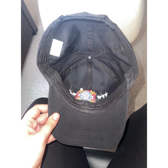 Men’s Black VFW 1160 Velcro Strap Baseball Cap 🖤 - Picture 11 of 11